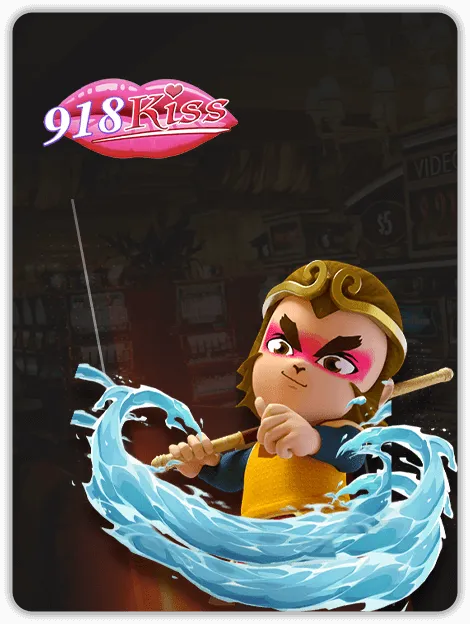 MaxWin x 918Kiss slot banner featuring vibrant slot reels, animated characters, and jackpot visuals on a mobile-friendly interface.