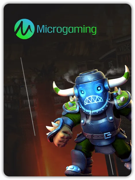 MaxWin x Microgaming slot banner showcasing iconic slot titles, vibrant reels, jackpot coins, and seamless gameplay interface.